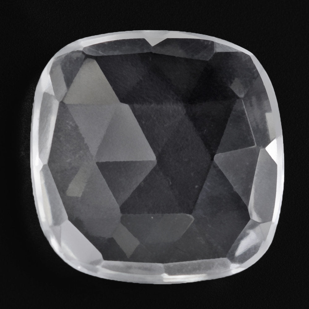 CRYSTAL ROSE CUT CUSHION CAB 16MM 11.40 Cts.