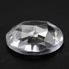 CRYSTAL ROSE CUT ROUND CAB 14MM 8.28 Cts.