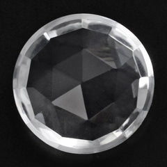 CRYSTAL ROSE CUT ROUND CAB 14MM 8.28 Cts.