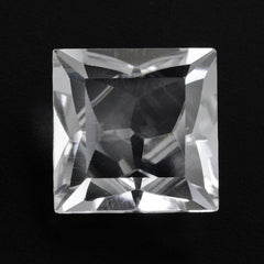 CRYSTAL CONCAVE FLOWER CUT BACK SQUARE (DES#49) 10MM 4.41 Cts.