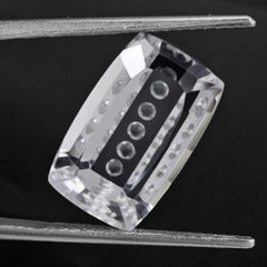 CRYSTAL BUBBLE LINE CUSHION (DES#124) 16X10MM 8.34 Cts.