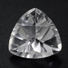 CRYSTAL TRIANGLE TOP DIAMOND CUT BACK TRILLION 10MM 3.05 Cts.