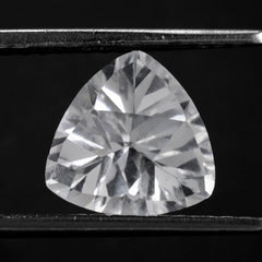 CRYSTAL TRIANGLE TOP DIAMOND CUT BACK TRILLION 10MM 3.05 Cts.