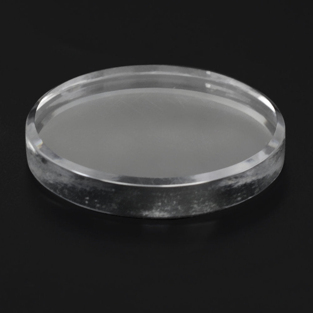 CRYSTAL ROUND PLATE 20MM 13.96 Cts.