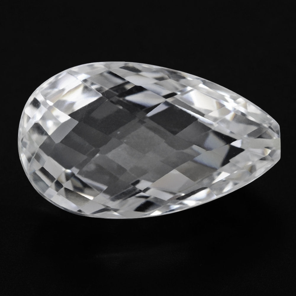 CRYSTAL BRIOLETTE HIGH DOME (HALF DRILL) 25X15MM 26.15 Cts.