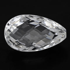 CRYSTAL BRIOLETTE HIGH DOME (HALF DRILL) 25X15MM 26.15 Cts.