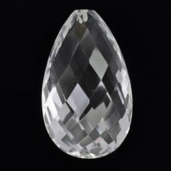 CRYSTAL BRIOLETTE HIGH DOME (HALF DRILL) 25X15MM 26.15 Cts.