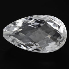 CRYSTAL BRIOLETTE HIGH DOME (HALF DRILL) 25X15MM 26.15 Cts.