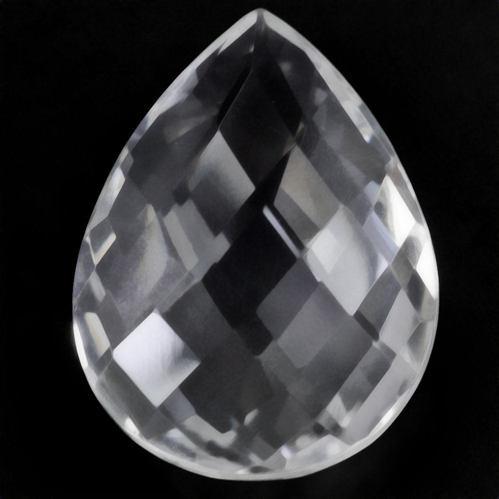 CRYSTAL BRIOLETTE PEAR 20X15MM 11.85 Cts.