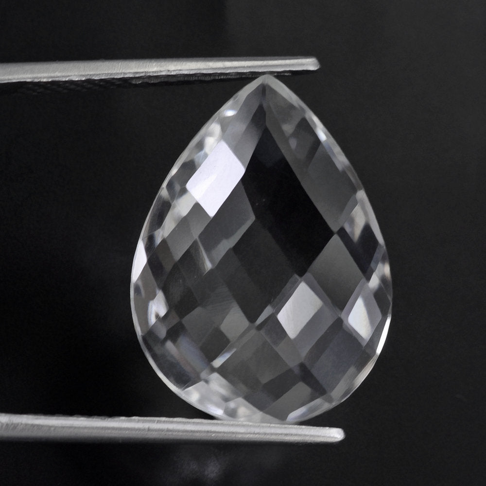 CRYSTAL BRIOLETTE PEAR 20X15MM 11.85 Cts.