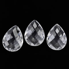 CRYSTAL BRIOLETTE PEAR 20X15MM 11.85 Cts.