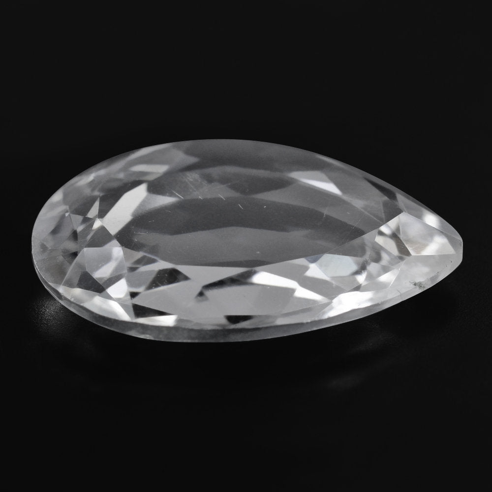 CRYSTAL BOTH SIDE TABLE CUT PEAR 22MM 16.41 Cts.