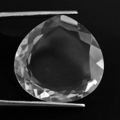 CRYSTAL BOTH SIDE TABLE CUT PEAR 22MM 16.41 Cts.