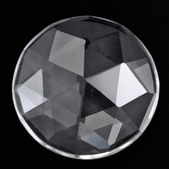 CRYSTAL ROSE CUT ROUND CAB 18MM 9.49 Cts.