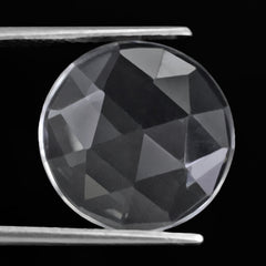 CRYSTAL ROSE CUT ROUND CAB 18MM 9.49 Cts.