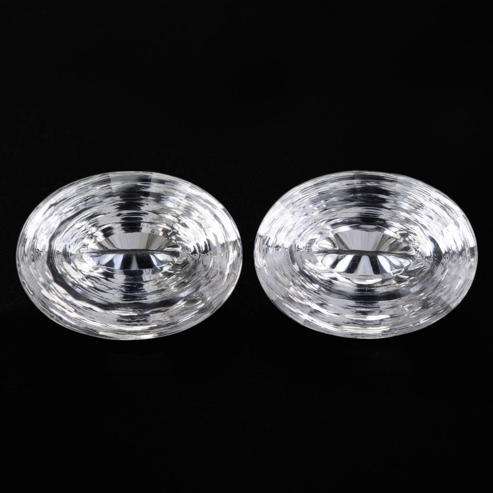 CRYSTAL SWIRL CUT OVAL (DES#84) 16X12MM 7.89 Cts.
