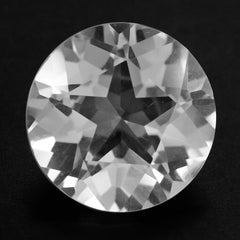 CRYSTAL PENTAGON ROUND WITH STAR CUT BACK (DES#44) 15MM 10.60 Cts.
