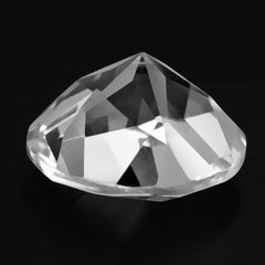 CRYSTAL PENTAGON ROUND WITH STAR CUT BACK (DES#44) 15MM 10.60 Cts.