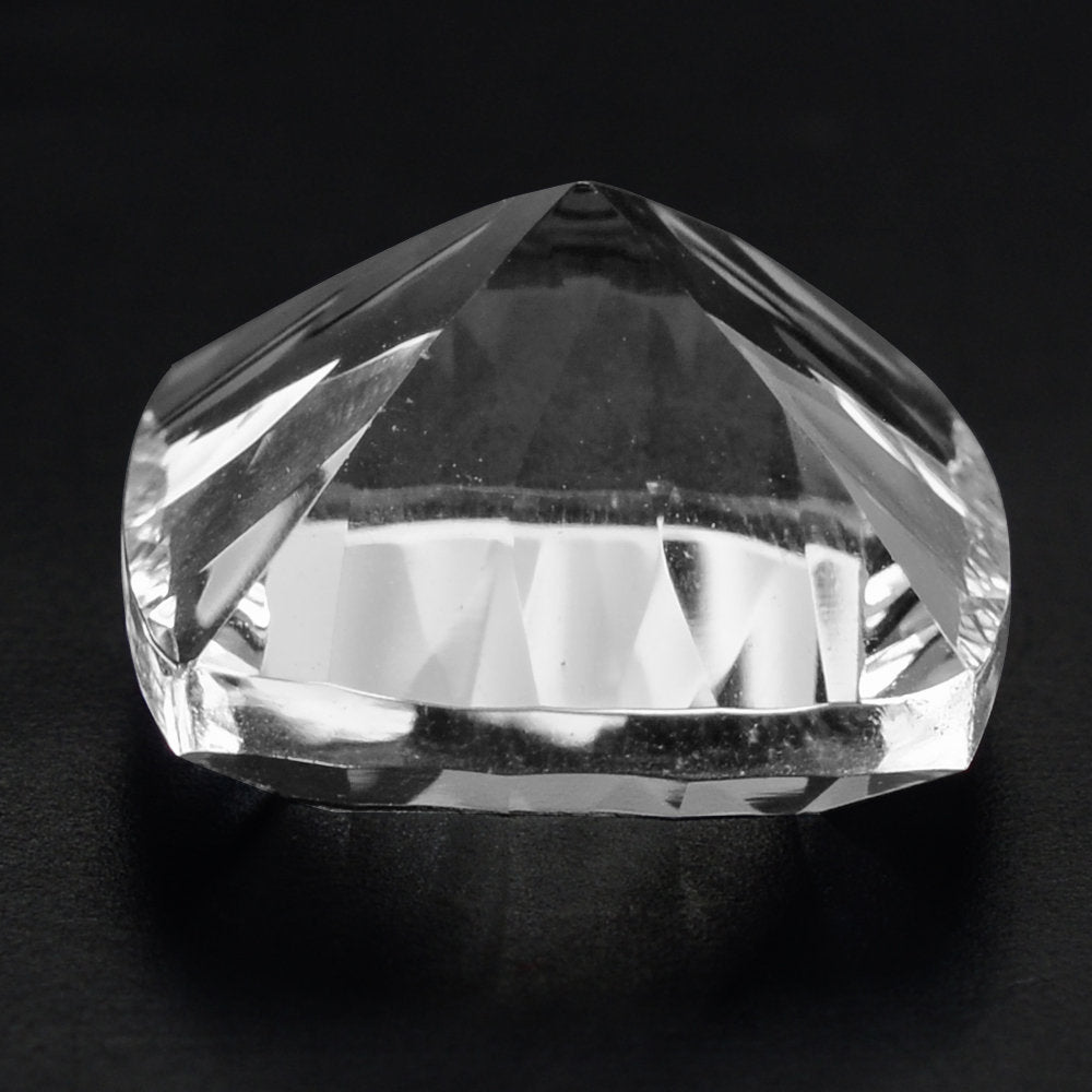 CRYSTAL CONCAVE CUT CUSHION (DES#72) 12MM 6.35 Cts.