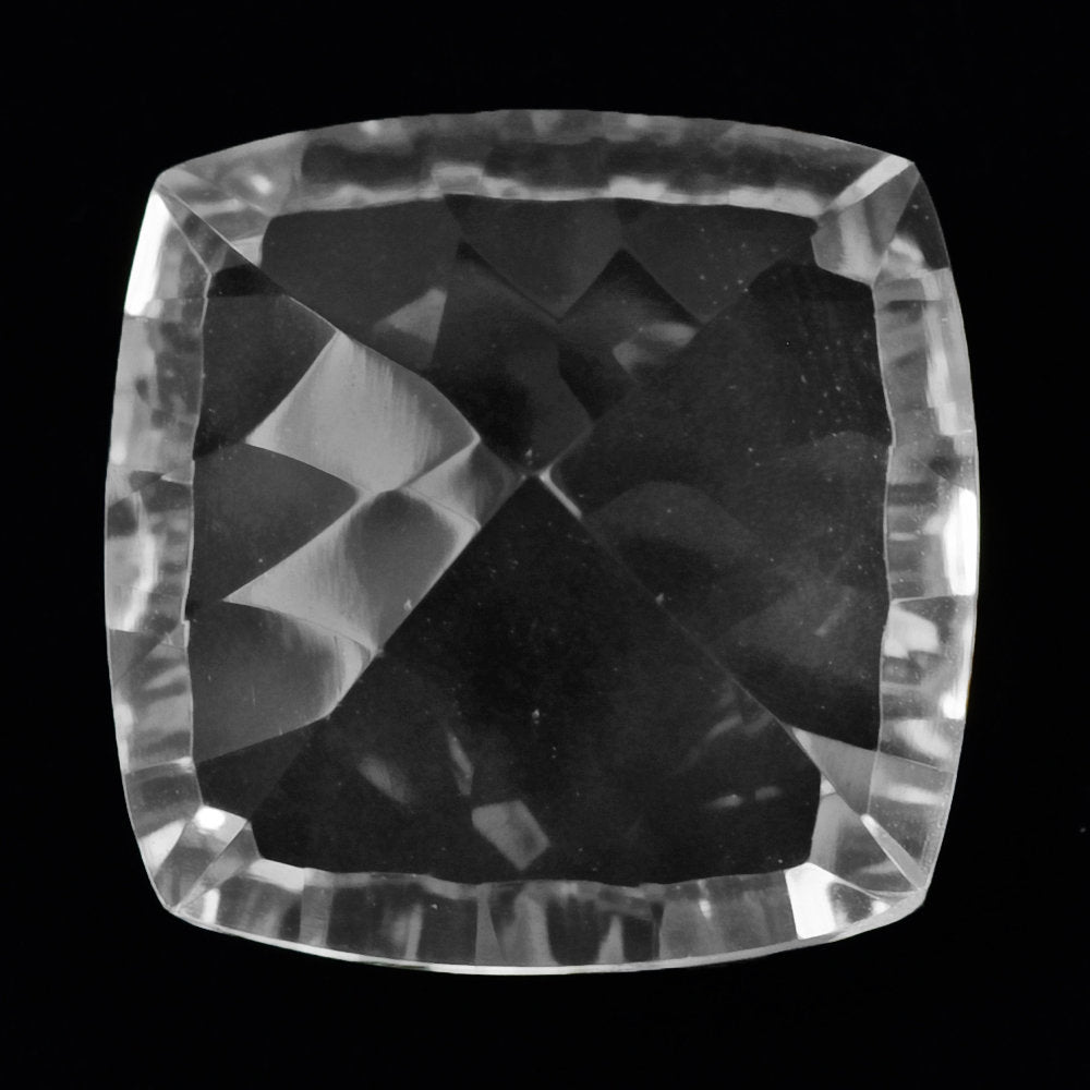 CRYSTAL CONCAVE CUT CUSHION (DES#72) 12MM 6.35 Cts.