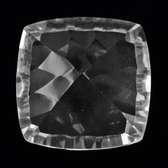CRYSTAL CONCAVE CUT CUSHION (DES#72) 12MM 6.35 Cts.