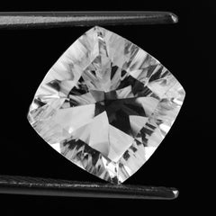 CRYSTAL CONCAVE CUT CUSHION (DES#72) 12MM 6.35 Cts.