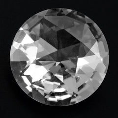 CRYSTAL HIGH DOME ROSE CUT ROUND (DES#17) 12MM 5.20 Cts.