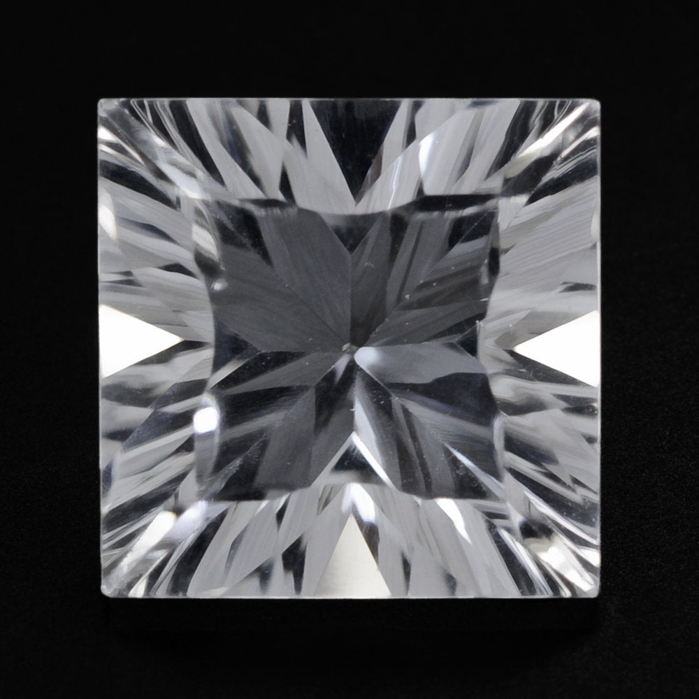 CRYSTAL CONCAVE CUT SQUARE (DES#48) 12MM 6.70 Cts.