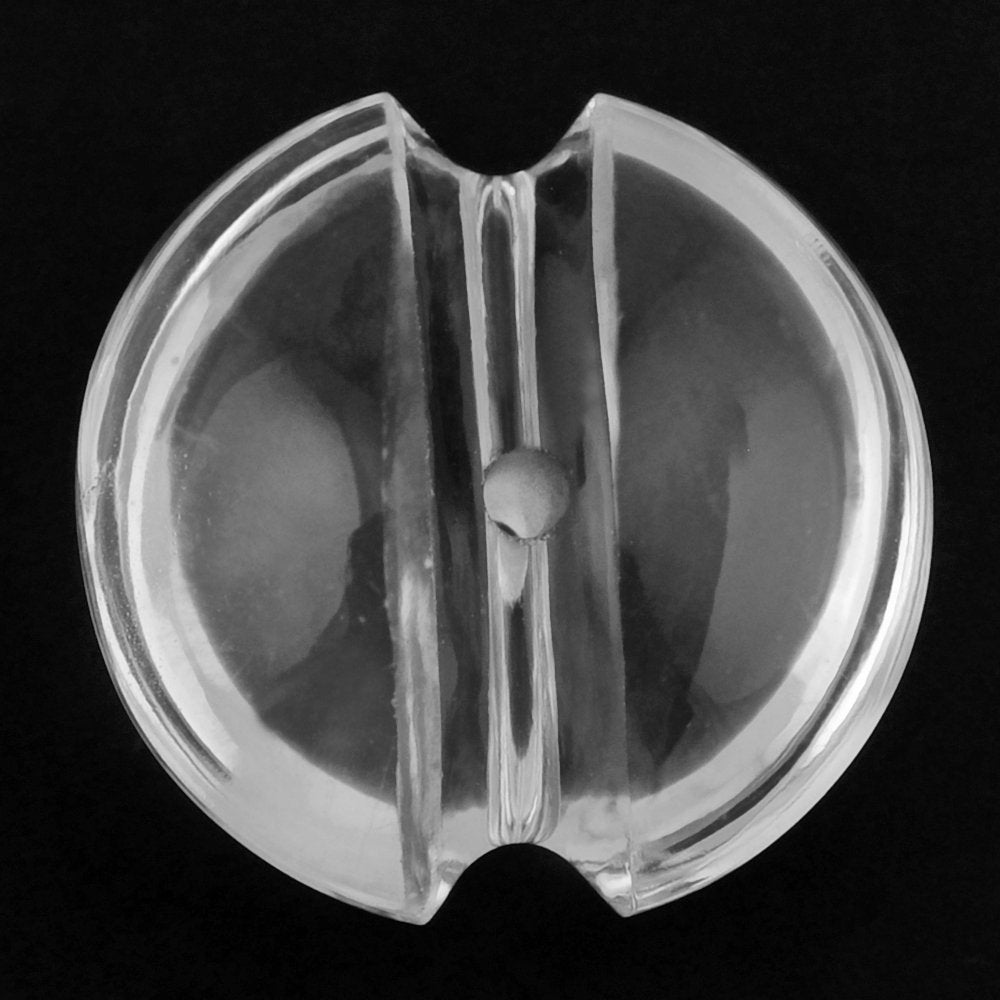 CRYSTAL LENTIL ROUND WITH CARVED BELT (FULL DRILL 1MM) (DES#25) 14MM 8.10 Cts.