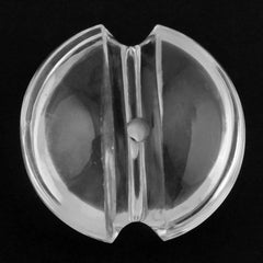 CRYSTAL LENTIL ROUND WITH CARVED BELT (FULL DRILL 1MM) (DES#25) 14MM 8.10 Cts.