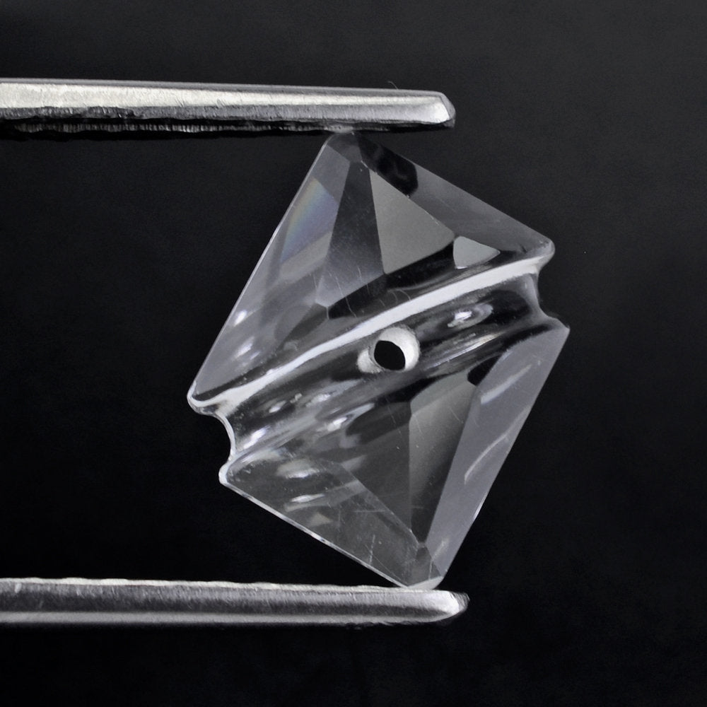 CRYSTAL OCTAGON CABS WITH CARVED BELT (DES#27) (FULL DRILL 1MM) 10X8MM 2.23 Cts.