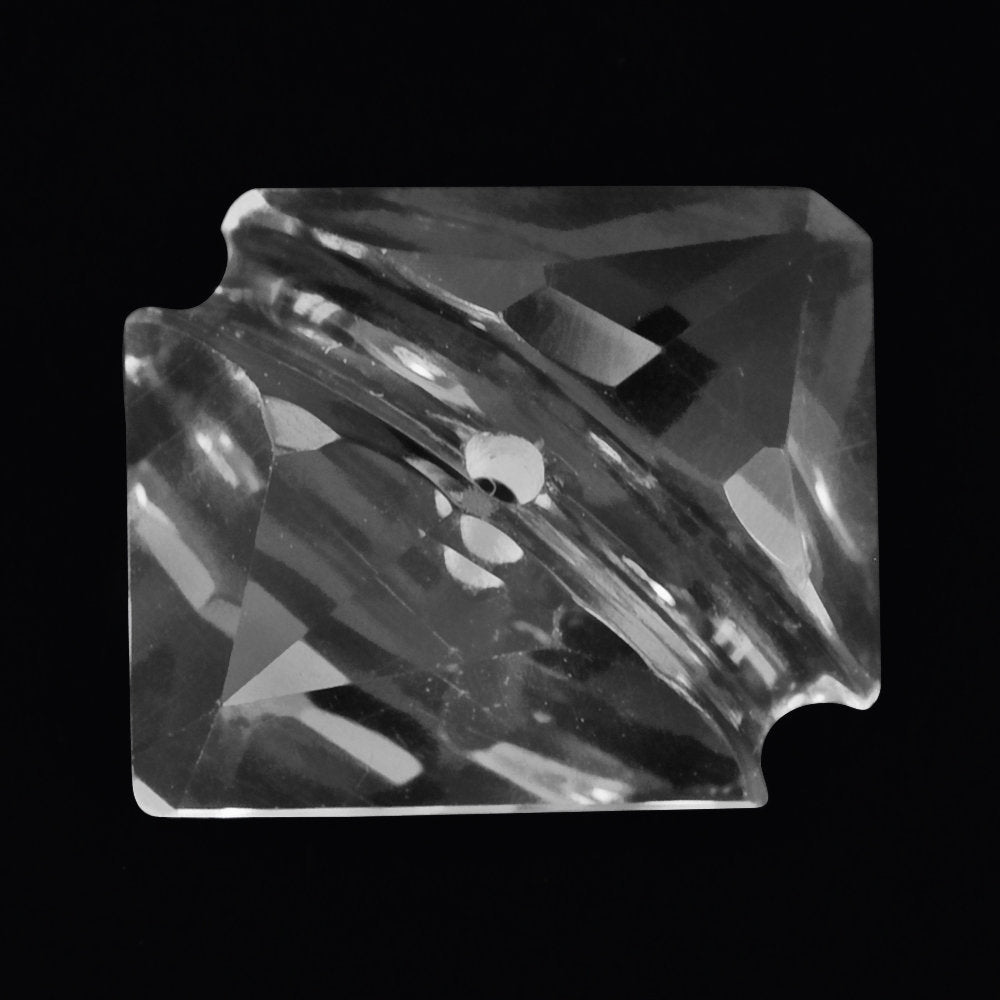 CRYSTAL OCTAGON CABS WITH CARVED BELT (FULL DRILL 1MM) (DES#27) 12X10MM 4.33 Cts.
