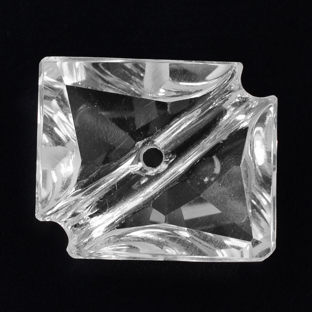 CRYSTAL OCTAGON CABS WITH CARVED BELT (FULL DRILL 1MM) (DES#27) 12X10MM 4.33 Cts.
