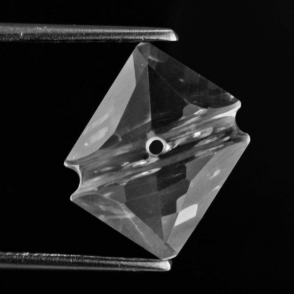 CRYSTAL OCTAGON CABS WITH CARVED BELT (FULL DRILL 1MM) (DES#27) 12X10MM 4.33 Cts.