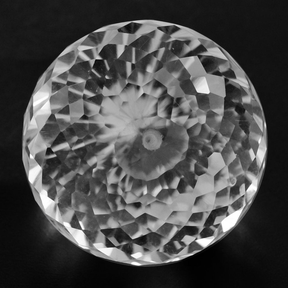 CRYSTAL ONION DROPS (HALF DRILL 1.1MM) (DES#150) 18X17MM 33.93 Cts.
