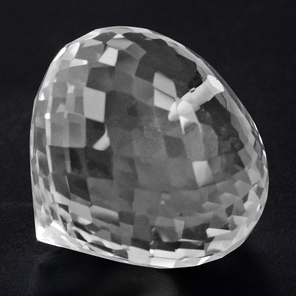 CRYSTAL ONION DROPS (HALF DRILL 1.1MM) (DES#150) 18X17MM 33.93 Cts.