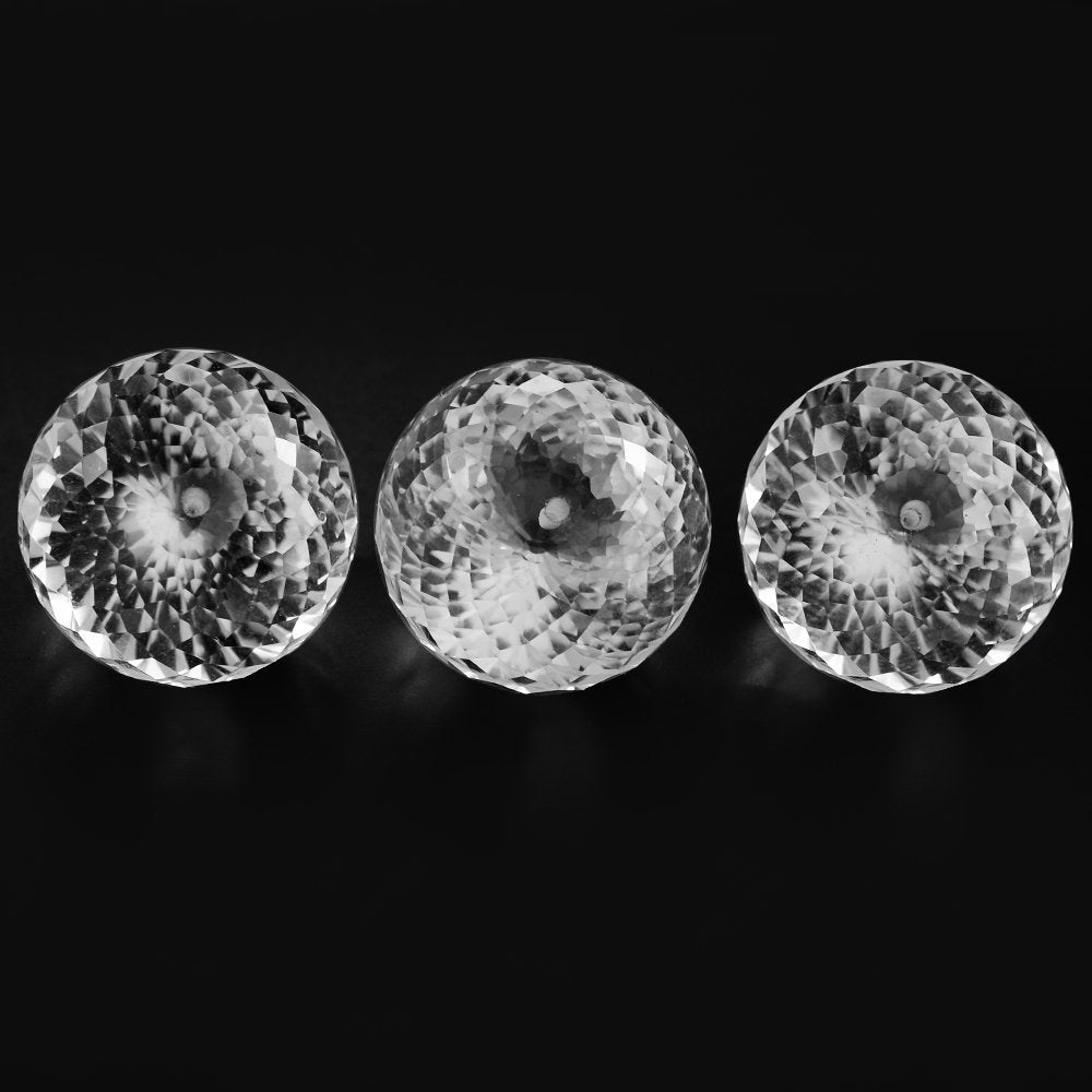 CRYSTAL ONION DROPS (HALF DRILL 1.1MM) (DES#150) 18X17MM 33.93 Cts.