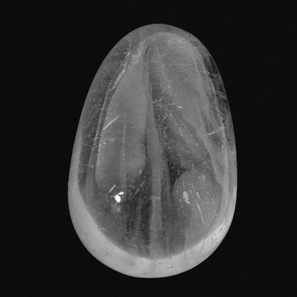 CRYSTAL PLAIN EGG 42X29MM 191 Cts.
