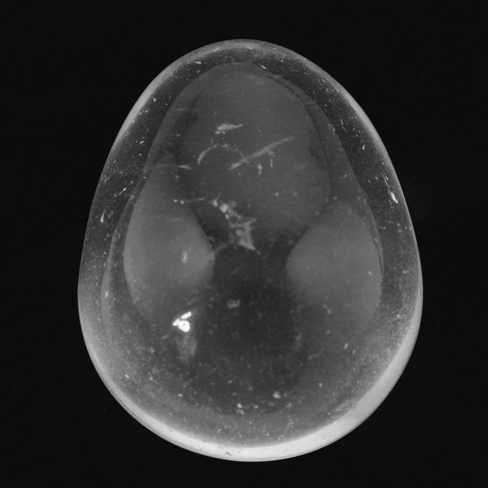 CRYSTAL PLAIN EGG 26X20MM 77.40 Cts.