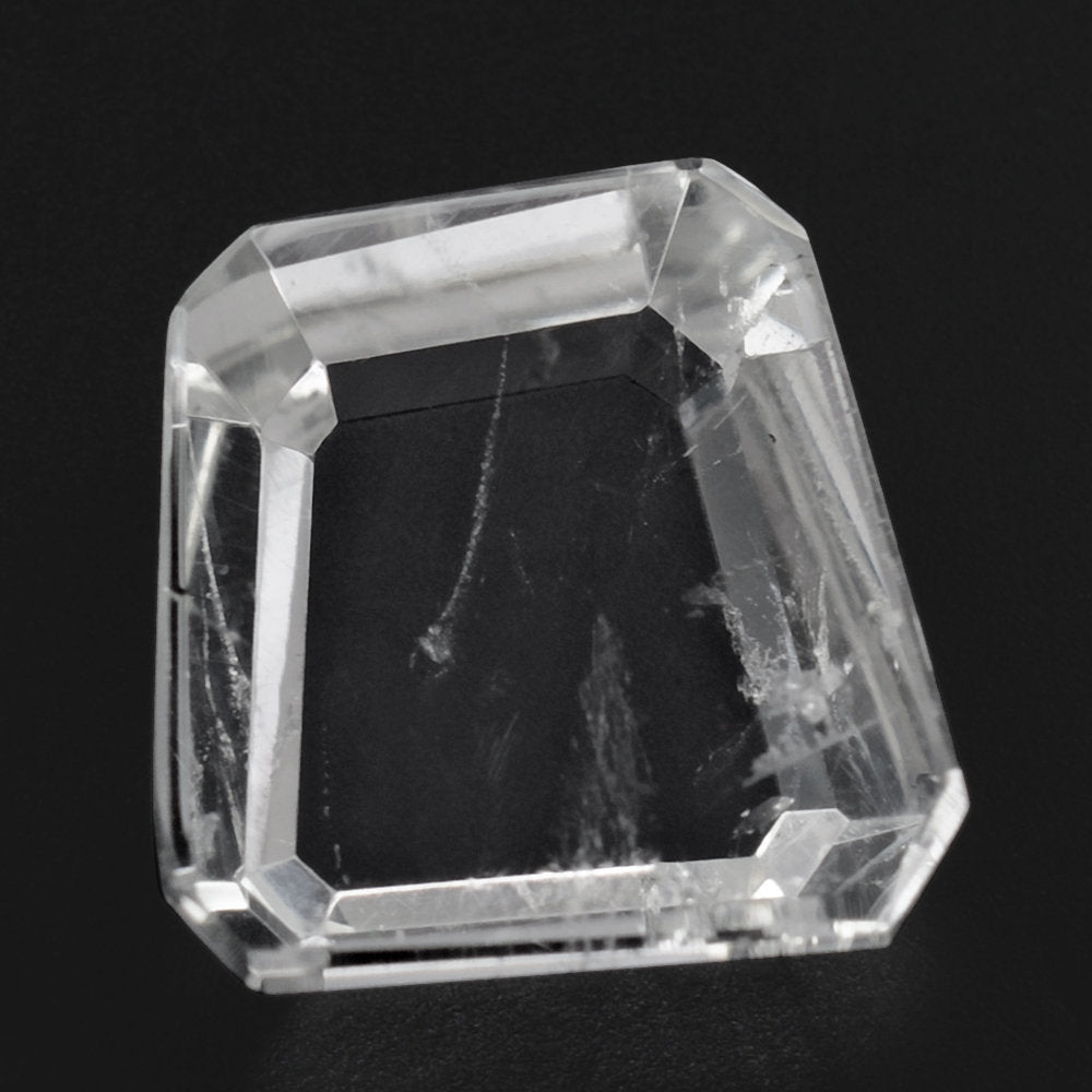 CRYSTALTABLE CUT FANCY TRAPEZOIP SHAPE CAB FLAT BOTTOM (SI) 13.20X13.10MM 8.89 Cts.