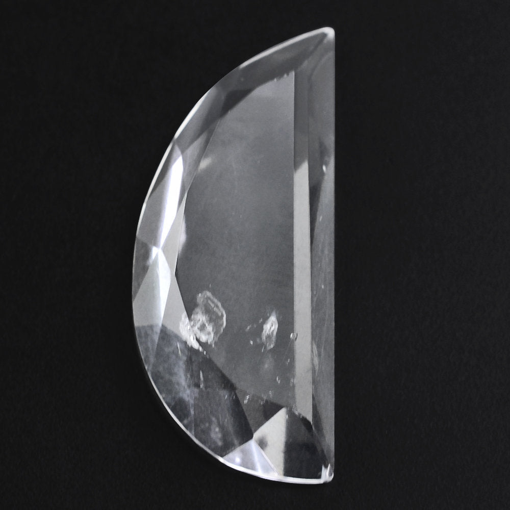 CRYSTAL TABLE CUT FANCY HALF PEAR CAB FLAT BOTTOM (SI) 19.60X8.20MM 6.12Cts.