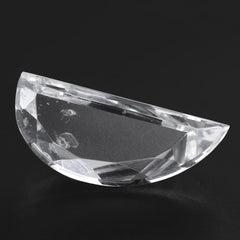 CRYSTAL TABLE CUT FANCY HALF PEAR CAB FLAT BOTTOM (SI) 19.60X8.20MM 6.12Cts.