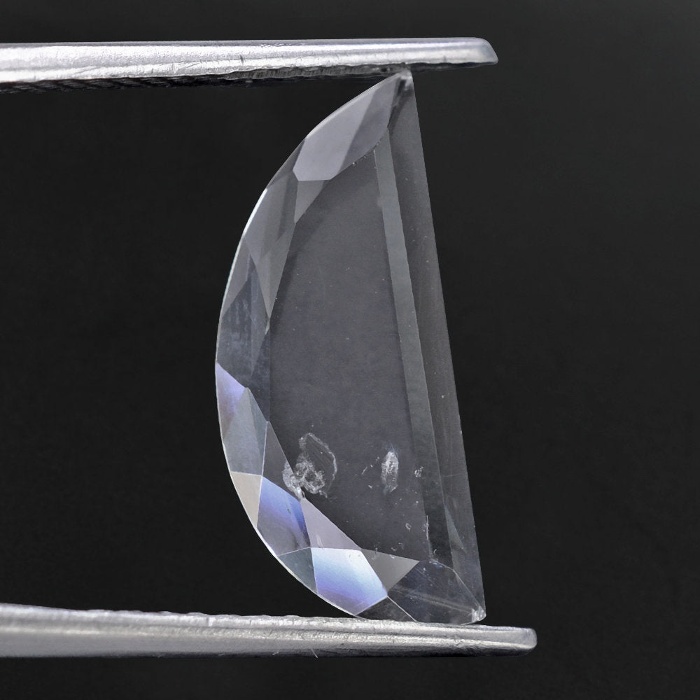 CRYSTAL TABLE CUT FANCY HALF PEAR CAB FLAT BOTTOM (SI) 19.60X8.20MM 6.12Cts.