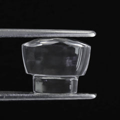 ROCK CRYSTAL QUARTZ CUSHION BOTTLE CORK CAB 10.50MM 7.54 Cts.