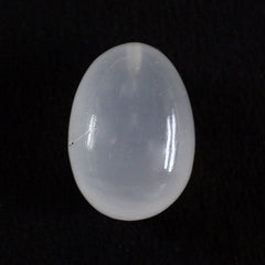 ROCK CRYSTAL QUARTZ PLAIN EGG (HALF DRILL) 14X10MM 9.64 Cts.