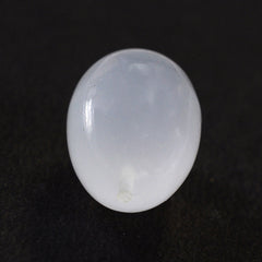 ROCK CRYSTAL QUARTZ PLAIN EGG (HALF DRILL) 14X10MM 9.64 Cts.