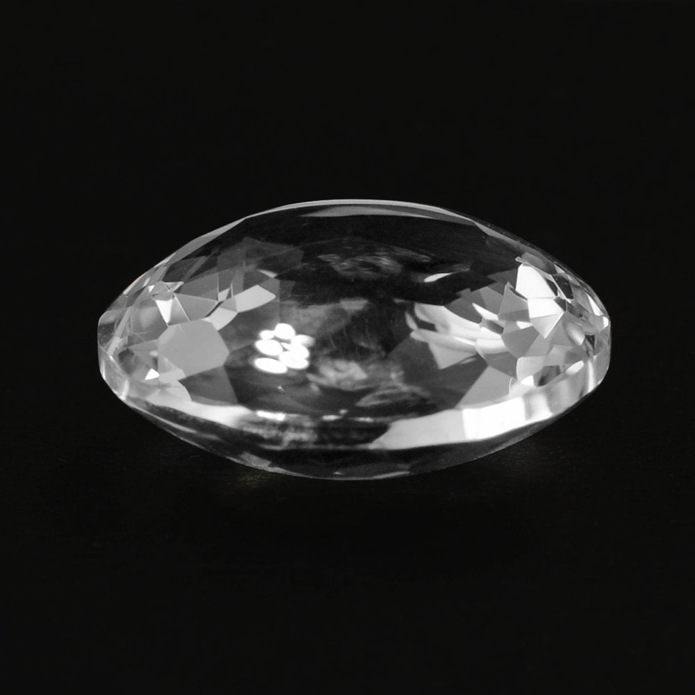 CRYSTAL QUARTZ SPECIAL CUT LENTIL ROUND 18.50MM 19.20 Cts.