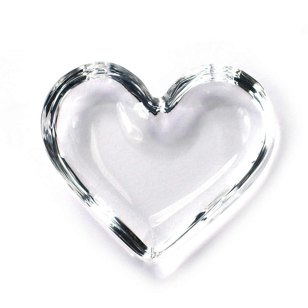 CRYSTAL QUARTZ PLAIN HEART CAB 29.90X25.55MM 53.85 Cts.