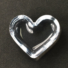 CRYSTAL QUARTZ PLAIN HEART CAB 29.90X25.55MM 53.85 Cts.