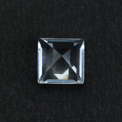 CRYSTAL QUARTZ MACHINE CUT SQUARE 6X6MM 0.99 Cts.